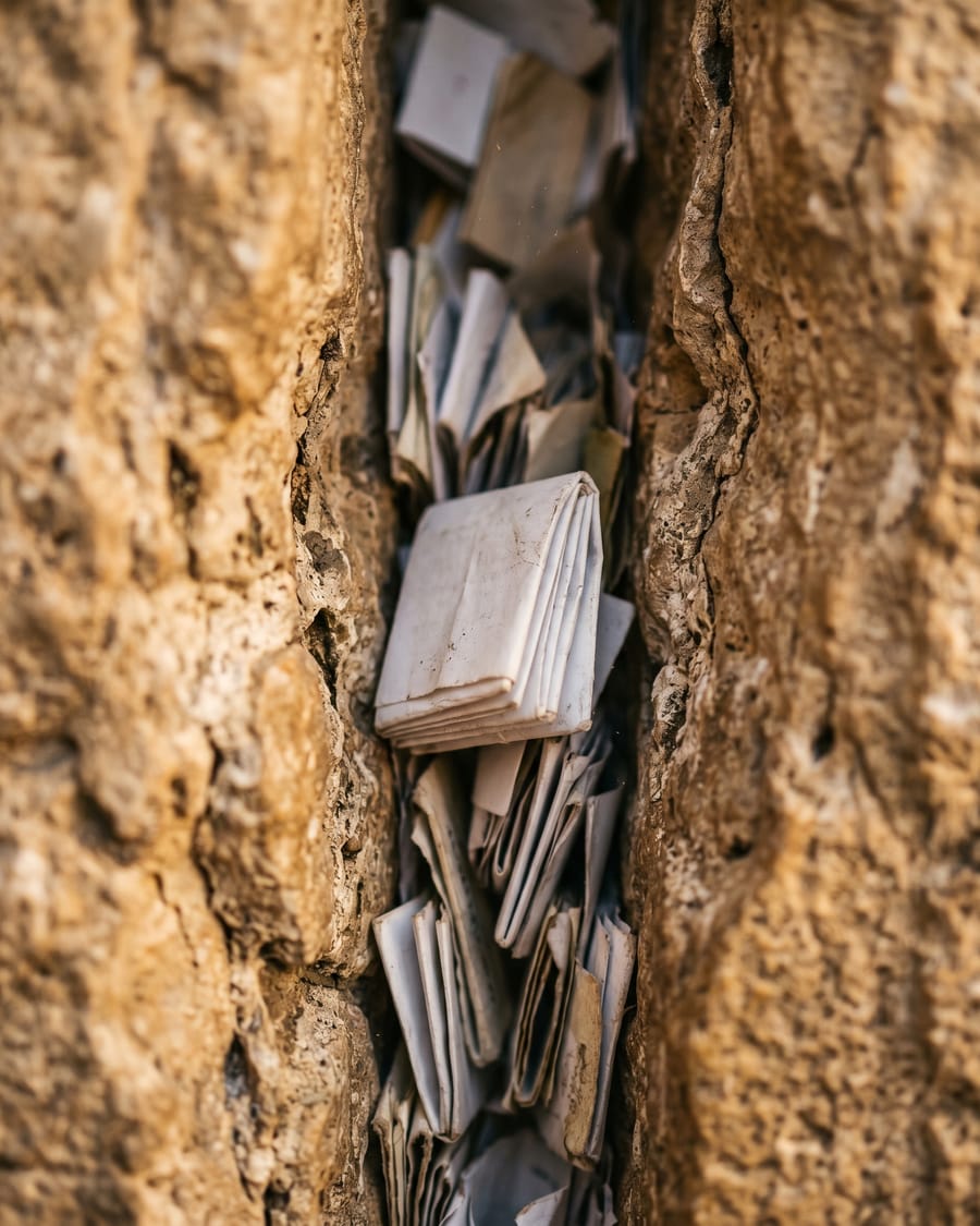 Your prayer, among thousands at the wall